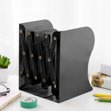 Bücherregal mit ausziehbaren Buchstützen, verstellbares Bücherregal für den Schreibtisch