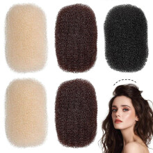 pinzas para el pelo para mujer, esponjas para peinar y almohadillas para moños, para dar volumen al cabello.