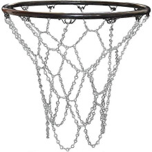 Basketballnetz für den Außenbereich, Ersatz-Basketballnetz, Basketballnetz für den Außenbereich, Basketballnetz aus Metall, robustes, verzin
