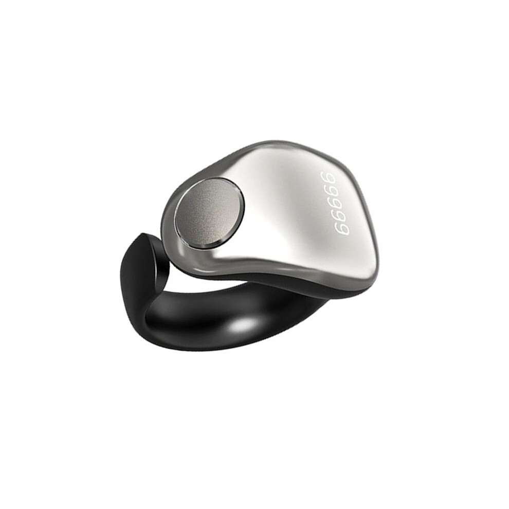 Tasbeeh Ring Islamic Tally Digital Counter for Muslims Praise Prayer Reminder Magnetic Charging Waterproof B