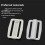 2pcs Scuba Diving Belt Webbing Keeper Fits 5cm Webbing Adjustable Webbing Buckle BCD Accessories Wihte(Luminous ) 4