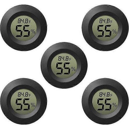 Digitális LCD kijelzős 5 darabos higrométer