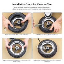 ULIP 60/70-6.5 Scooter Tire 10" Tubeless Vacuum Tyre for   G30 Max Electric Scooter G30 LP Off-Road Tire