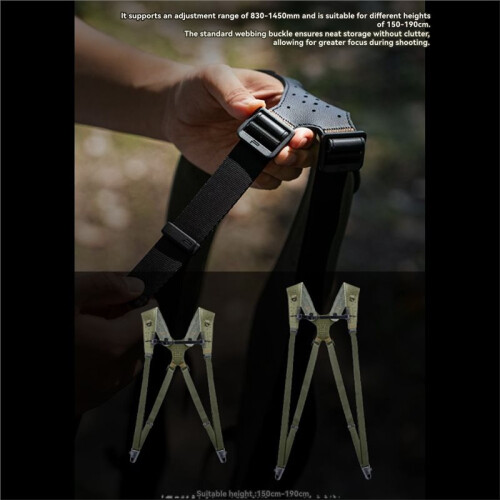 PGYTECH Camera Strap Master Leather Dual Shoulder Harness for 3 Cameras Adjustable Camera Harness for Professional Photographe A
