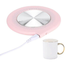 Tassenwärmer für Kaffee & Milchtee, 10 W, Rosa