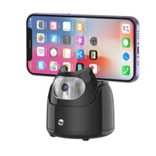 Automatischer Gimbal-Handyhalter mit Gesichtserkennung, App-frei, KI-Gesichtserkennung, 360 drehbarer Handyhalter