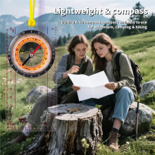 Advanced Orienteering Compass for Hiking, Backpacking, and Camping - Ideal Survival Gift for Scouts