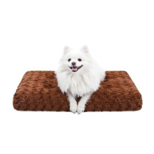 Waschbares Deluxe-Hundebett aus Plüsch, Hundeboxbett, Haustierbett