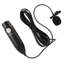 Micrófono lavalier 48 V alimentación fantasma XLR mono aluminio