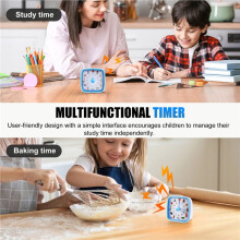 Multi-Functional Visual Timer for Primary School Students - Compact Electronic Countdown Timer for Kitchen Cook Timer