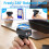 Ring Barcode Scanner,  Finger QR Code Reader, 1D Laser/2D  with Screen Scanning Support, with Screen 6