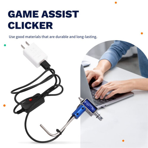 Computer Keyboard Clicker, Physical Automatic Random Click, Game Assist, Anti-Drop 1-30s US PLUG 2