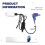 Computer Keyboard Clicker, Physical Automatic Random Click, Game Assist, Anti-Drop 1-30s US PLUG 7