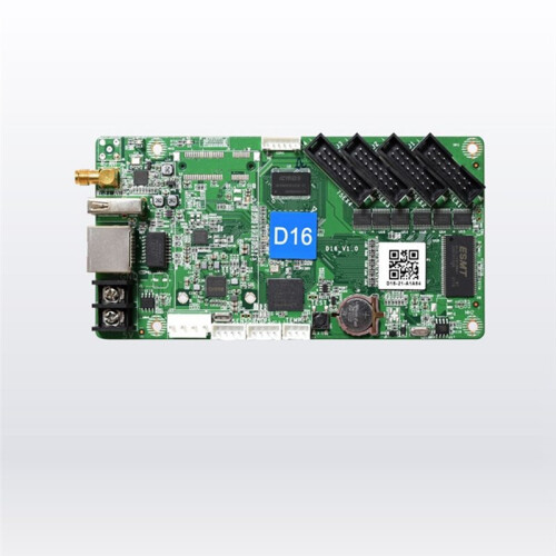 D16 Asynchronous Controller Full-Color LED Controller Card with 65,000-Pixel Load 75x4 Hub WiFi USB Cable Connection 1