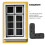 10pcs Plastic Screen Frame Corner Brackets for Replacement 8
