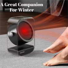 PTC Ceramic Quick Heating Desktop Heater Fan-for Home & Office Use, Portable Winter Heating Appliance EU Plug