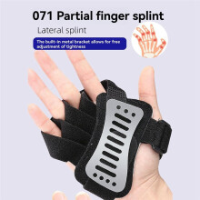 Hand Support Protector Metal Splint Bracket for Finger Deviation and Drift, Finger Support, Half- Glove