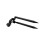 Prism Pole Survey Bipod per GNSS GPS Nero Compatibile con Pali da 30 cm e 60 cm 3