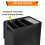 Comic Book Storage Box Comic Book Organizer Box with 3 Partition Large Capacity Document Container with Handle 3