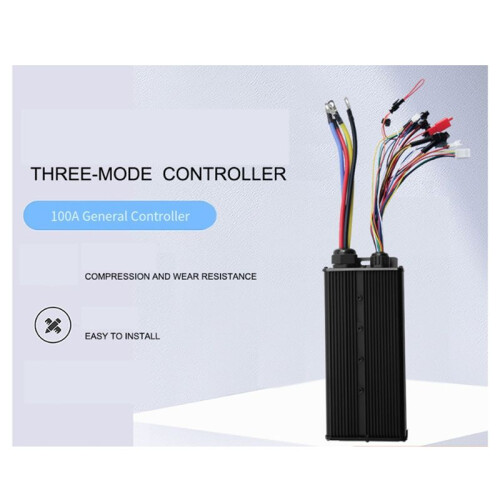 High Power Lithium Battery Modified Electric Scooter Accessories 48V-72V 100A Sine Wave Three-Mode Controller 1