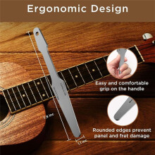 Guitar Fret File for Grinding Crowning File Luthier Tool Double-Sided Fret Leveling Tool Guitar Tools