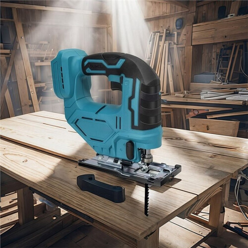 Cordless Electric Jig Saw for 18V Multi-Function Portable Woodworking Tool Without Battery 2