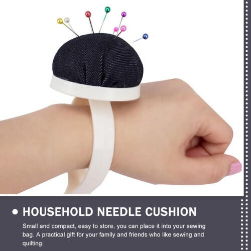 Polyester Wrist Pincushion Compact Design For Children Beginners Household Sewing Tools 1