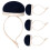 Polyester Wrist Pincushion Compact Design For Children Beginners Household Sewing Tools 4