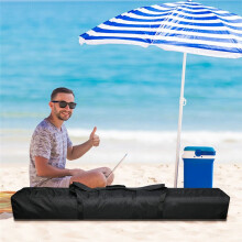 Patio Umbrella Storage Bag,Beach Umbrella Bag with Padded Carry Strap ,Universal Umbrella Sleeve