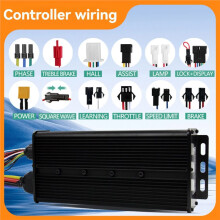 Elektrofahrrad-3-Modus-Controller 100A 48V-72V XT150-Controller mit SW900-Display für 5000W Bürstenlose Motorzubehör