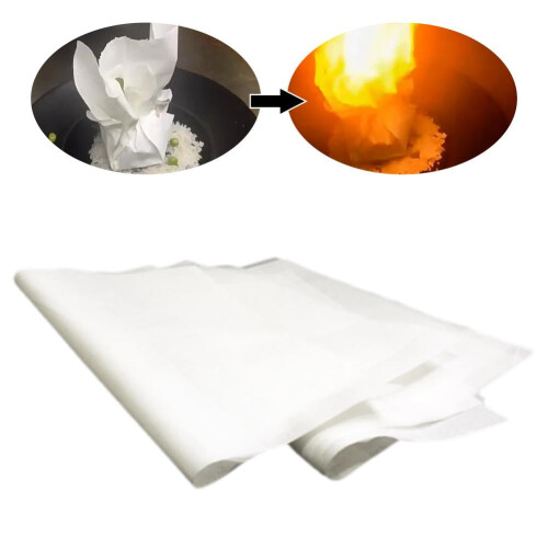 Flash Paper for Magic Tricks & Party Effects - 10 Pack, Fast Burning, No Smoke or Ash 1