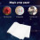 Flash Paper for Magic Tricks & Party Effects - 10 Pack, Fast Burning, No Smoke or Ash 6