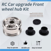 Kit Mozzo Ruota Anteriore per Auto RC per Trattore per 1/14 Accessori per Auto RC
