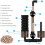 Aquarium Double Sponge Filter, Comes with 2 Spare Sponges (S) 3