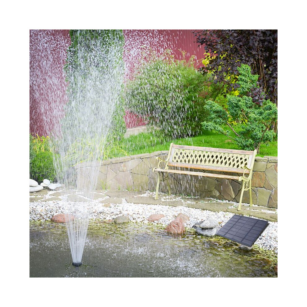 Solar Water Pump Solar Panel Fountain Pump Pool Pond Garden Water Sprinkler Sprayer For Bird Bath/Pond/Garden 4712123755373