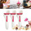 Κουτάλα για Muffins & Cupcakes με κουμπί ολίσθησης ενός αγγίγματος – Διανομέας ζύμης για 7