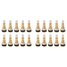 20 Pièces TR618A Tiges de Valve à Air Liquide pour Tracteur, Pince Sans Chambre à Air dans la Tige de Valve de Pneu pour Roues Agricoles