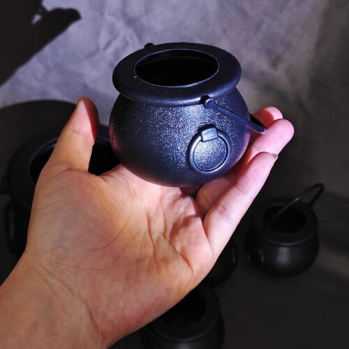 YingYouFu Mini Witch Cauldron Set 4-Piece Halloween Decor 2