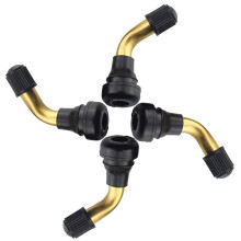 40Pcs Tyre Valves Stem Right Angle Snap-in Rubber 90 Degree Brass for Electric Scooter and M365 Electric Scooter