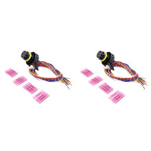 2X External Harness Repair Kit Pigtail Wiring Plug in Connector for 6R80 6L80 6L90 350-0168