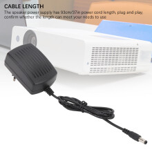 Adaptateur d'alimentation 24 V 1,5 A 5,5 2,5 mm, fiche EU, noir