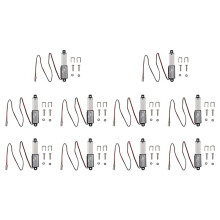 10X Atuador Linear Elétrico - Curso de 1,2 Polegadas, 64N / 14,4 Libras, Velocidade de 0,6 Polegadas / S Atuador de Movimento À Prova D'Água