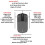 Wireless Scrolling Ring,Air Finger Ring Mouse with Touchpad, Scroller Remote Control for Camera/Selfie/Laptop B 6