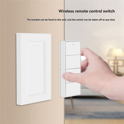 Tuya Zigbee Wireless 4-Gang Scene   Life App Control, Battery Powered Portable Scene Push Button 2