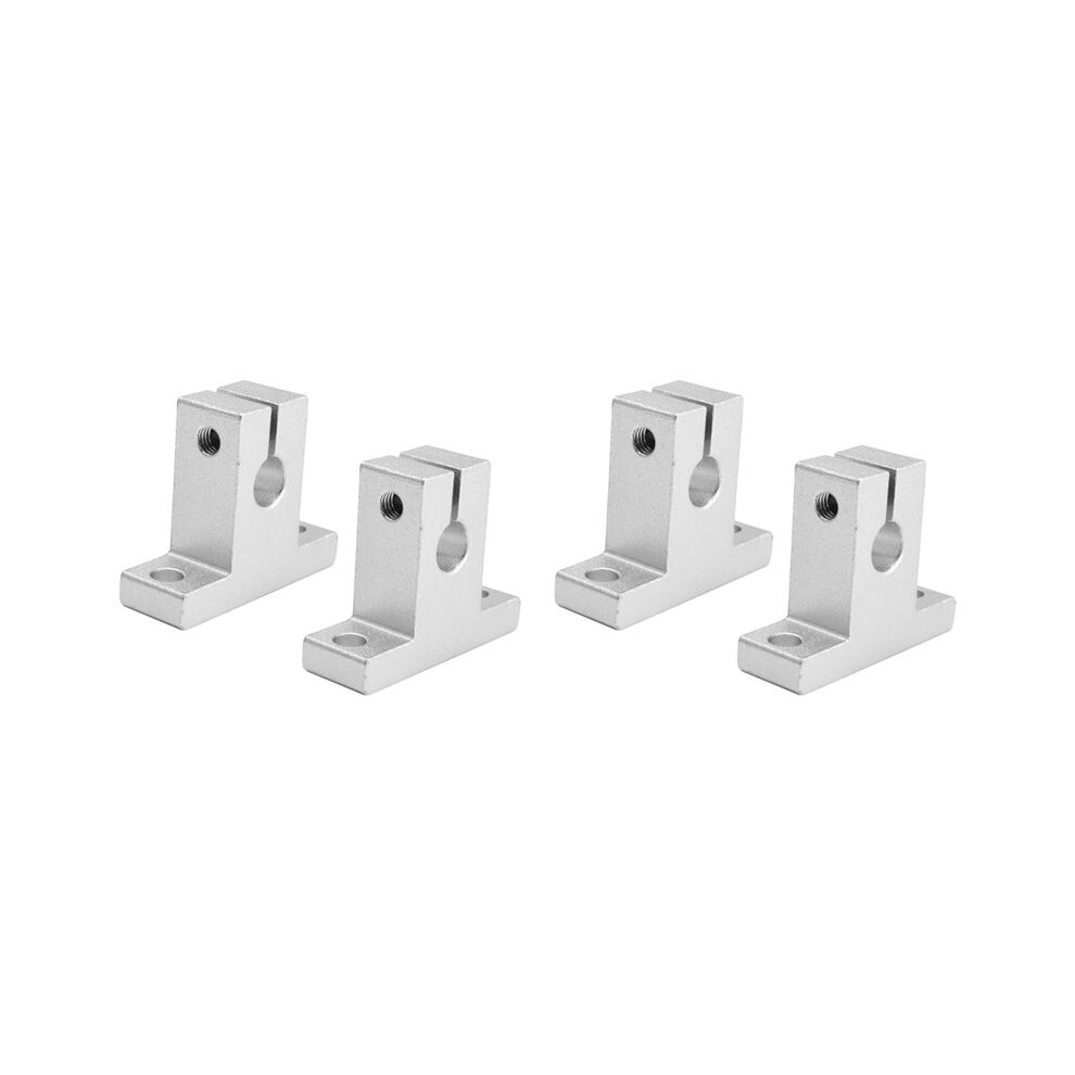 4 Pcs Linear Motion Rail Clamping Rod Rail Guide Support Shaft Bracket Coupling Mount Sk8 8Mm 4713989117527