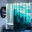 Forest Pine Tree Shower Curtain, Waterproof Polyester, 70" 2