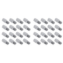 32pcs Double Valve Stem Cap Inflate Tire Valve Caps Flow Through Tires Cap for High Pressure Truck Car RV Semi Bus Tires