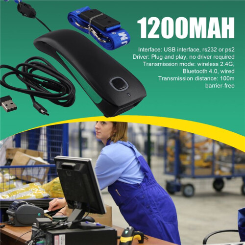 NETUM C740  Wireless 1D Barcode Scanner Pocket QR Bar Code Reader CODE128 per Pagamento Mobile 'Indumento del Tabacco 2