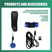 NETUM C740 Wireless 1D Barcode Scanner Pocket QR Bar Code Reader CODE128 per Pagamento Mobile 'Indumento del Tabacco