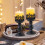 Pillar Candle Holders Set of 2 Decorative Stands 7